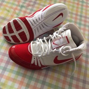 nike freeks red and black